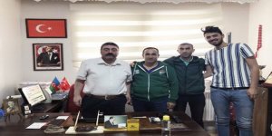 Karsspor taraftar grubundan Başkan Ercüment Daşdelen’e ziyaret