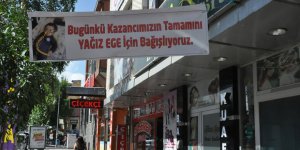 Yağız Ege için Kars esnafı harekete geçti