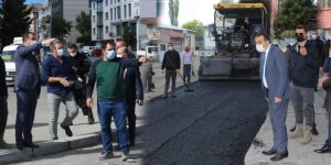 Öksüz, kentte yapımı devam eden çalışmaları inceledi