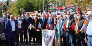 Kars, Ardahan, Iğdır Dernekler Federasyonu'ndan Azerbaycan’a destek