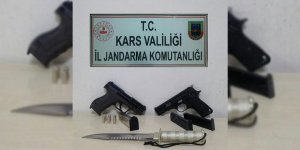 Kars’ta ruhsatsız silahlar yakalandı