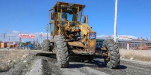 Sanayi yolunda geçici çalışma başladı