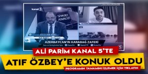 Haber Değer Genel Yayın Yönetmeni Ali Parim Kanal 5’te Atıf Özbey’in konuğu oldu