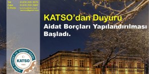 KATSO: "Aidat borçlarınızı yapılandırın!"