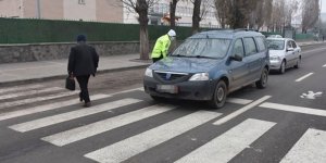 Kars’ta öncelik yaya uygulaması
