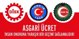 Üç İşçi Konfederasyonunun Ortak Açıklaması