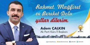AK Parti Kars İl Başkanı Adem Çalkın'ın Yeni Yıl Mesajı