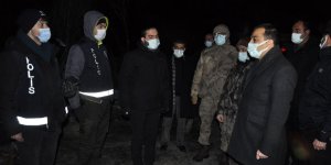 Vali Öksüz, yılbaşı tedbirlerini inceledi, ekiplere tatlı ikram etti
