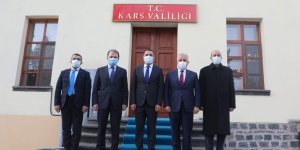 Bakan Yardımcısı Öktem ve Milletvekili Arslan, Vali Öksüz’ü ziyaret etti