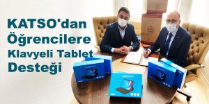 KATSO'dan öğrencilere klavyeli tablet desteği