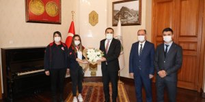 Kars 112 Acil Çağrı Merkezi Müdürü Gürbüz Koca, Vali Öksüz’ü Ziyaret Etti