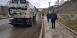 Kars Belediyesi'nden bahar temizliği...