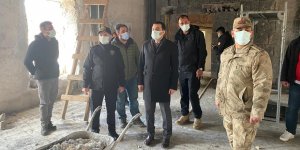 Vali Türker Öksüz, Polisevi restorasyon çalışmalarını inceledi