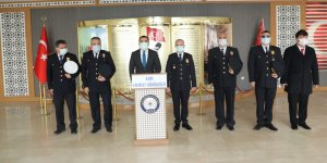 Vali Türker Öksüz’den, Emniyet Müdürlüğüne Polis Haftası ziyareti