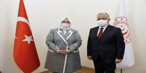 Milletvekili Arslan, Aile, Çalışma Bakanı Selçuk ile görüştü