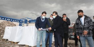 Vali Öksüz, projeleri yerinde inceledi