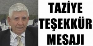 ÇİFÇİ Ailesi'nden Teşekkür Mesajı