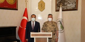 Jandarma Genel Komutan Yardımcısı Korgeneral Ali Çardakçı'dan Vali Öksüz'e ziyaret