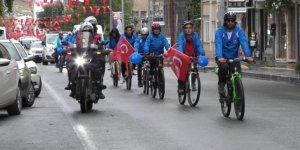 15 Temmuz şehitleri için pedal çevirdiler