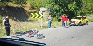 Kars’ta iki motosiklet çarpıştı