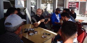 Başkan Altun, güne esnaf ziyaretiyle başladı