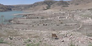 Baraj suları çekildi ‘tarih’ ortaya çıktı