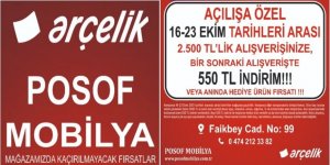 Arçelik POSOF Mobilya Mağazası'nda BÜYÜK Fırsat