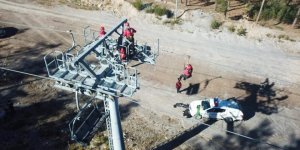 Jandarma arama kurtarma ekiplerinden kış tatbikatı