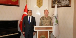 Erzurum Bölge Jandarma Komutanı Tuğgeneral Mehmet Çimen Kars'ta