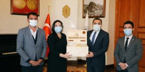 "Kars Peynir Rotası" proje ekibinden Vali Öksüz'e ziyaret