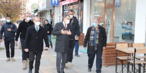 Vali ve Başkan Öksüz, Kazımpaşa'da esnafları ziyaret etti