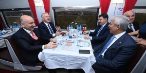 Karaismaloğlu, Arslan ve Kılıç, Turistik Doğu Ekspresi'ni yolcu etti