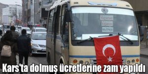 Kars'ta dolmuş ücretlerine zam yapıldı