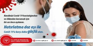 Kars İl Sağlık Müdürlüğü'nden Hatırlatma Dozunu Yaptırmaya Davet