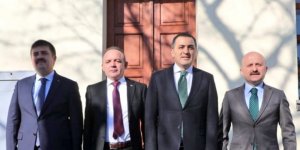Bölge Valilerinden Vali ve Başkan Türker Öksüz'e ziyaret