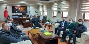 Ak Parti heyetinden Kars İl Özel İdaresi Genel Sekreterliği'ne ziyaret