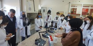 Kafkas Üniversitesi öğrencileri DSİ laboratuvarlarında