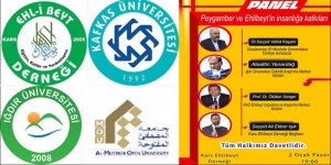 Kars Ehlibeyt Derneği, Kafkas,Iğdır ve El Mustafa Üniversiteleri'nden Panel