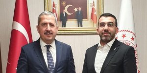 Başkan Adem Çalkın'dan Hazine ve Maliye Bakan Yardımcısı Mahmut Gürcan’a hayırlı olsun ziyareti