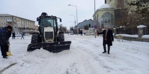  Arpaçay Belediyesi karla mücadele çalışmalarını hızlandırdı