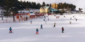 Sarıkamış Kayak Merkezi havadan görüntülendi