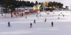 Sarıkamış Kayak Merkezi havadan görüntülendi