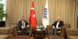 65. Dönem UDH Bakanı ve Milletvekili Ahmet Arslan, AFAD Başkanı Yunus Sezer'i ziyaret etti
