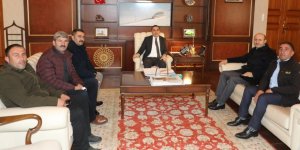 Vali Türker Öksüz, Şoförler Odası Yönetimini kabul etti