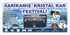 Sarıkamış'ta Kristal Kar Festivali Düzenlenecek