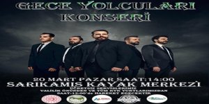 “Gece Yolcuları” konseri 20 Mart Pazar günü yapılacak