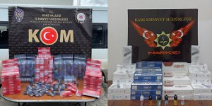 Kars’ta kaçak sigara ele geçirildi