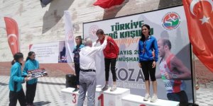 Karslı atlet Topuz Türkiye Şampiyonu oldu