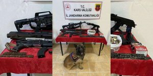 Kars’ta ruhsatsız silah operasyonu!