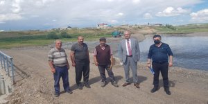 DSİ Kars Bölge Müdürü Şükrü Baysal, çalışmaları inceledi